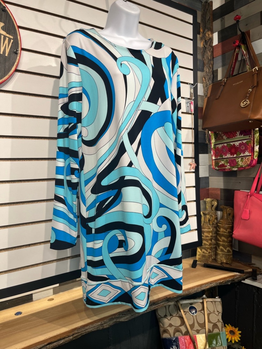 Michael Michael Kors retro swirl dress size large - Picture 4 of 9